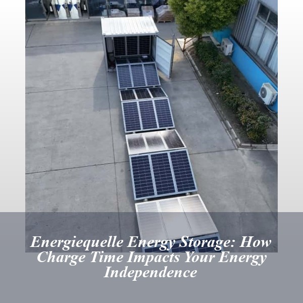 Energiequelle Energy Storage: How Charge Time Impacts Your Energy Independence